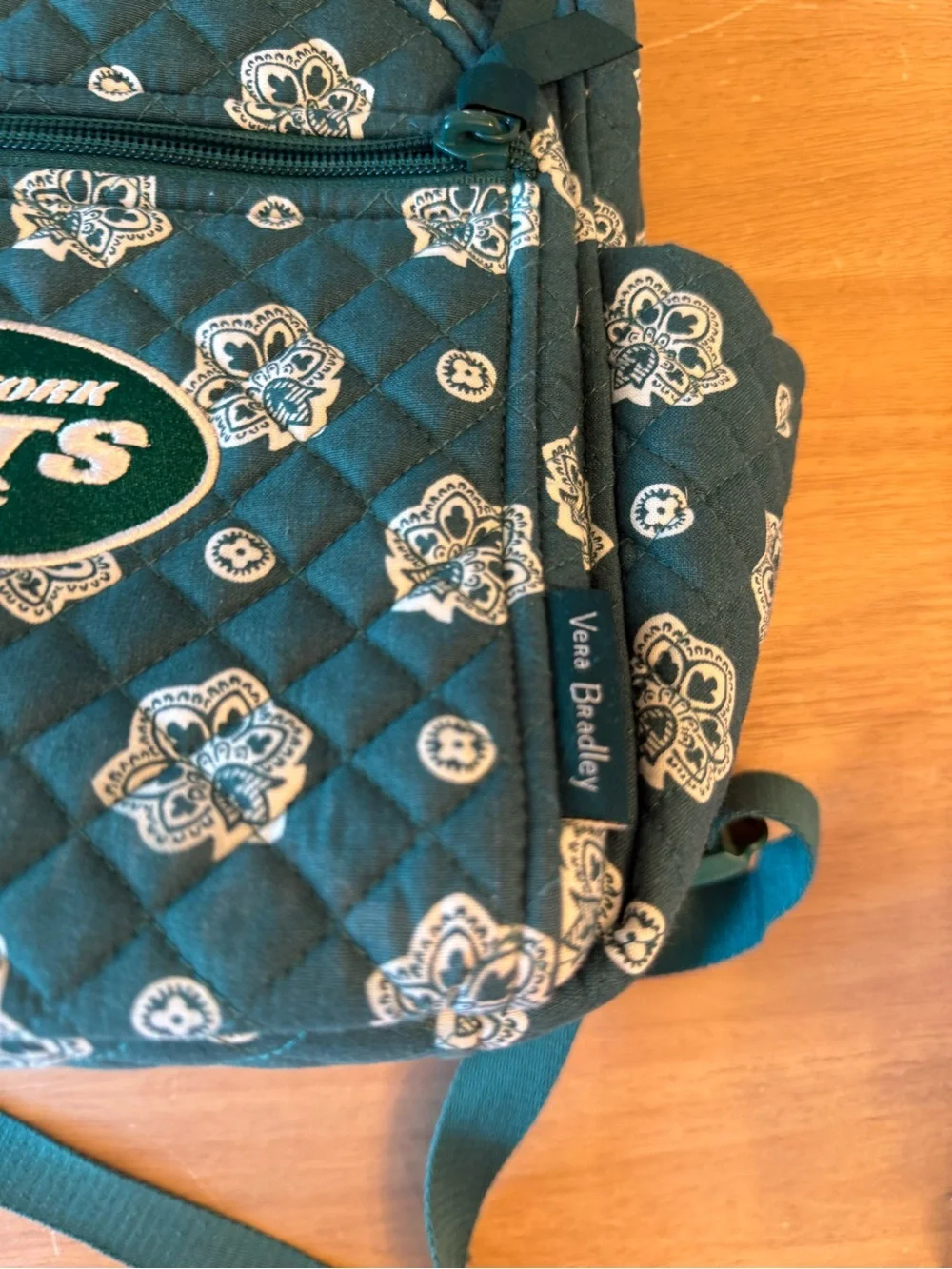 Limited Edition*Vera Bradley NFL Small Backpack in Cotton New York Jets
